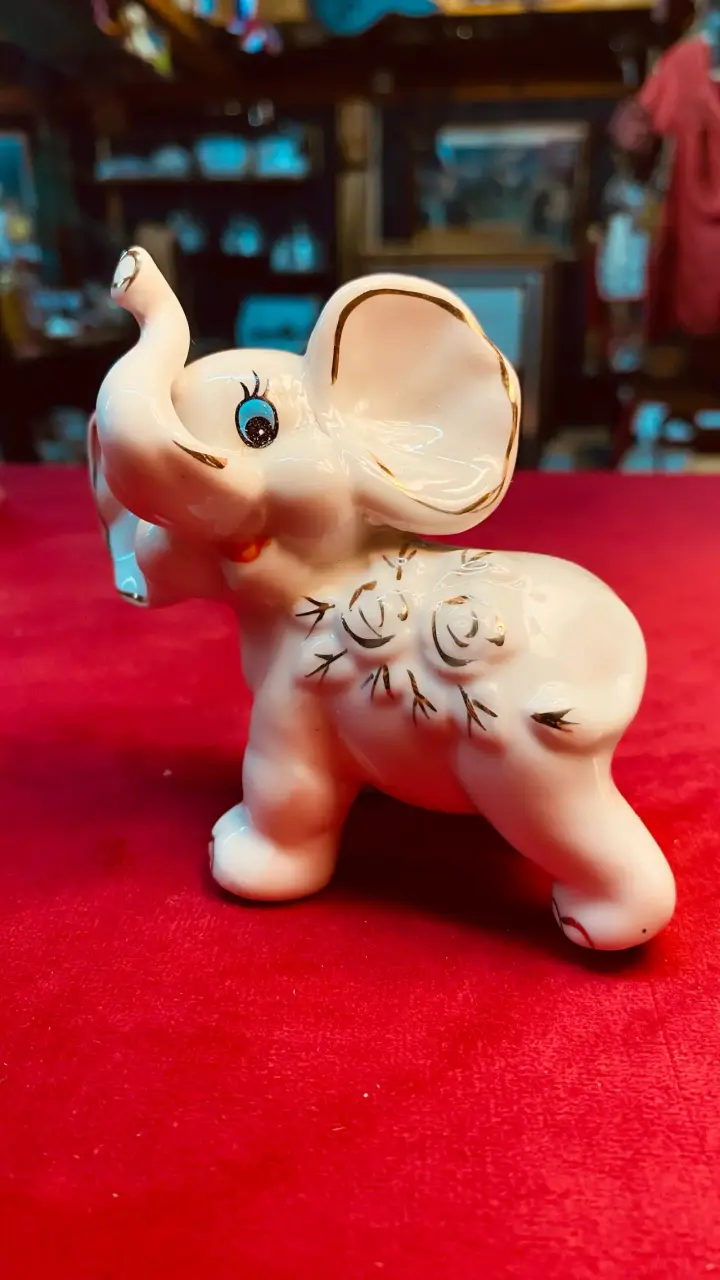 Figura de elefante porcelana - 2