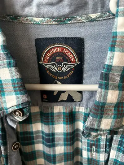Camisa a cuadros verde y azul - miniatura 3