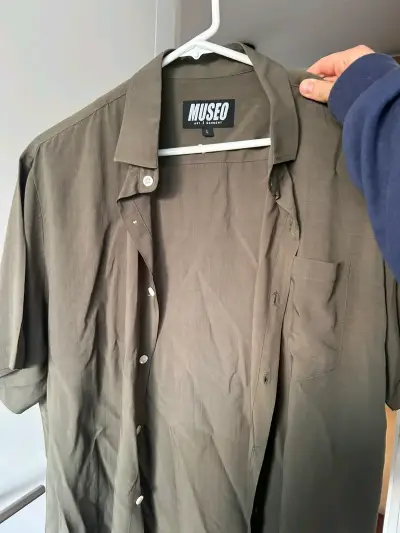 Camisa verde oliva Museo - miniatura 4