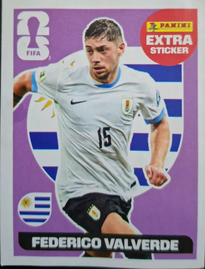 Lámina FIFA extra Federico Valverde - 2