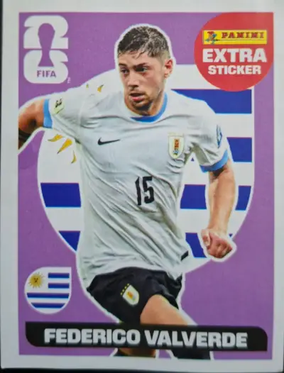 Lámina FIFA extra Federico Valverde - miniatura 2
