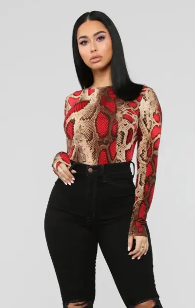 Body animal print FASHIONNOVA - miniatura 3