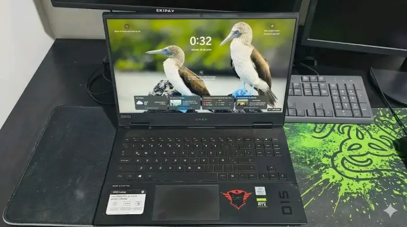 Notebook HP Omen 15”, 32GBB RAM GPU 2070Super - 1