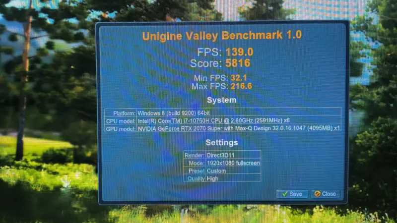 Notebook HP Omen 15”, 32GBB RAM GPU 2070Super - 5