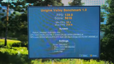 Notebook HP Omen 15”, 32GBB RAM GPU 2070Super - miniatura 5