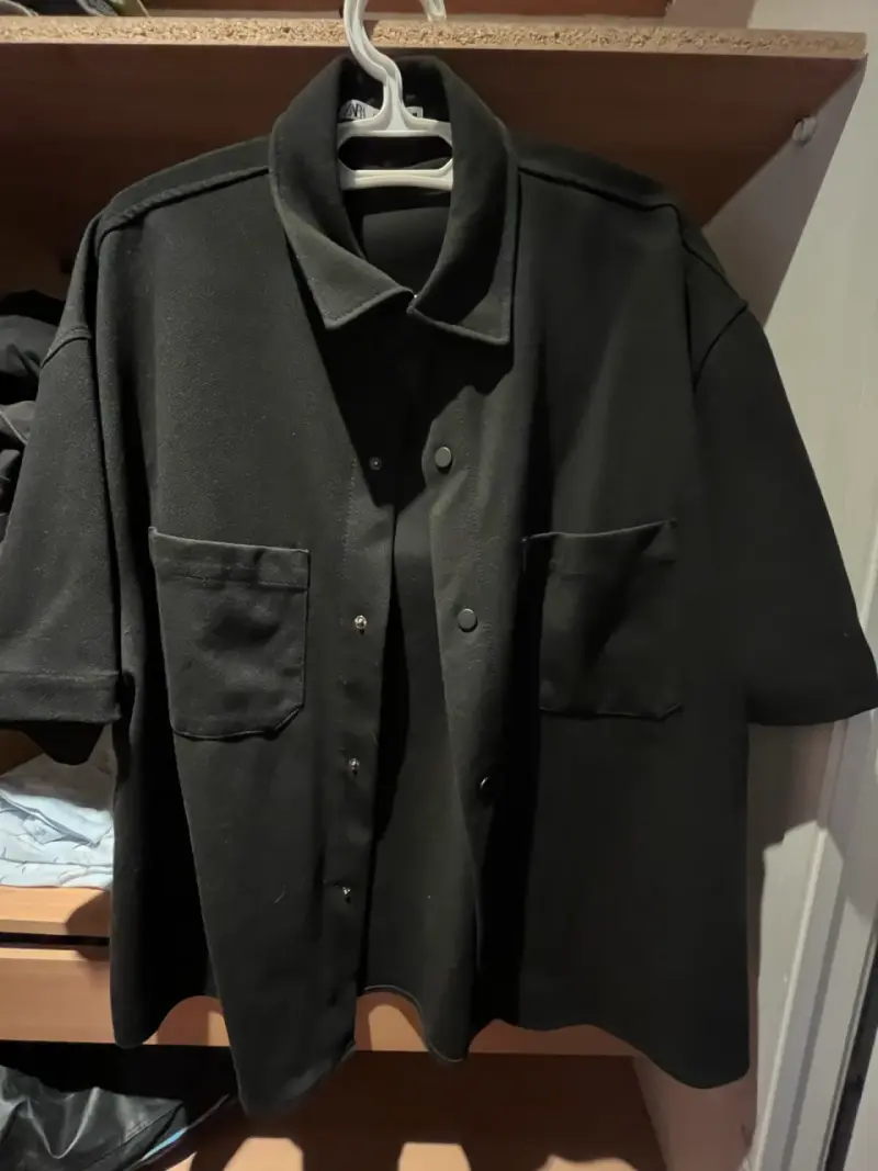 Camisa negra zara oversize XL - 1