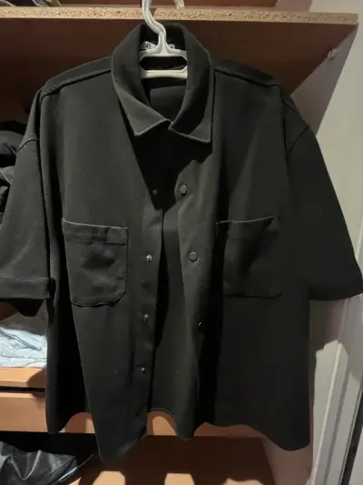 Camisa negra zara oversize XL - miniatura 1