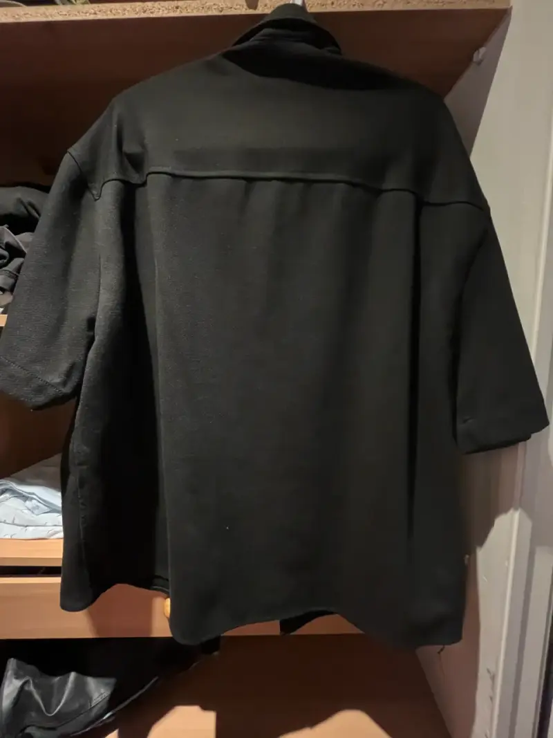 Camisa negra zara oversize XL - 2