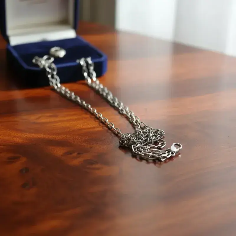 Cadena de plata con dije - 2