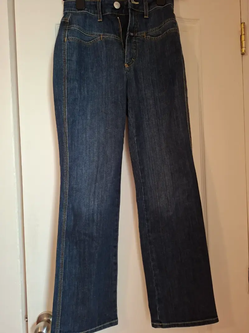 Jeans clásicos azul oscuro - 1