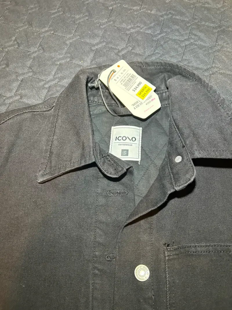 Chaqueta negra ICONO talla S - 1
