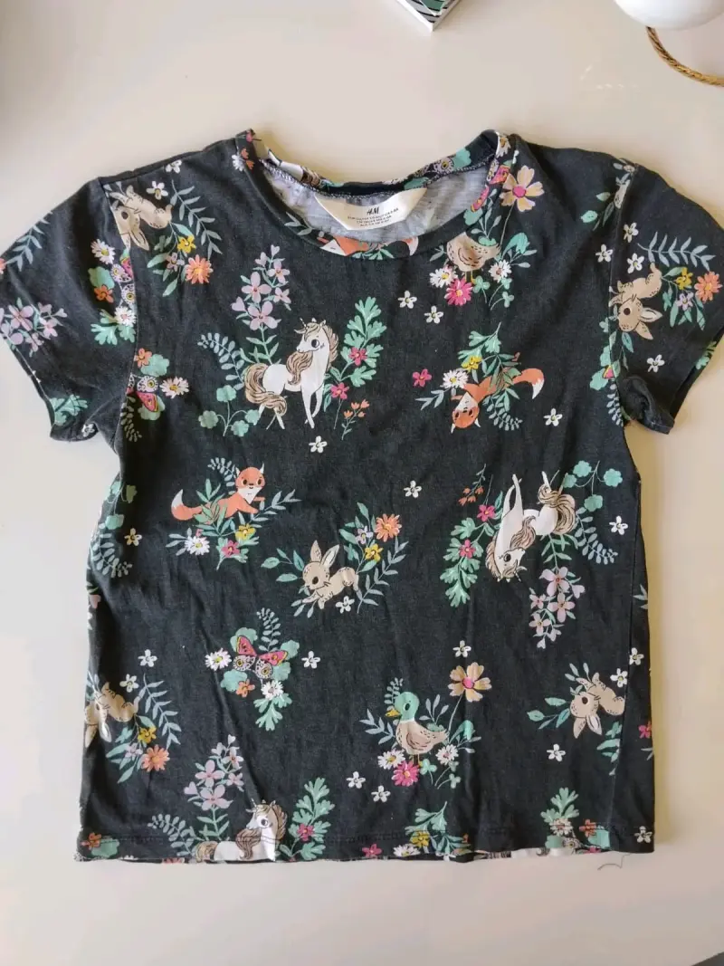 Polera infantil estampada H&M y otras marcas - 1