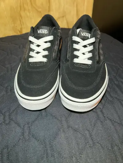 Zapatillas Vans negras a cuadros - miniatura 2