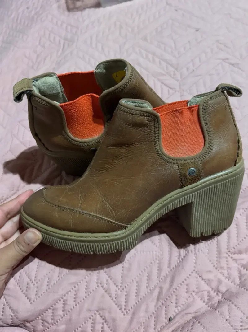 Botines CAT de cuero talla 38 - 2