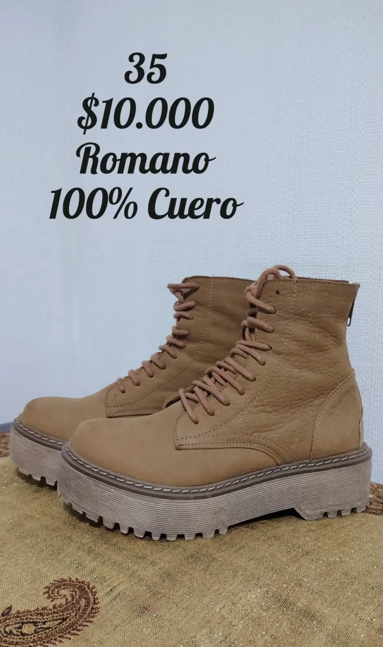 Botas cuero talla 35 Romano - 1