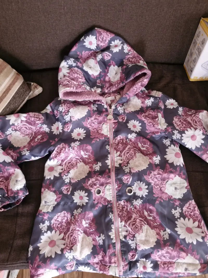 Chaqueta infantil floral