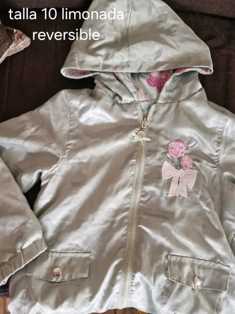 Chaqueta reversible talla 10