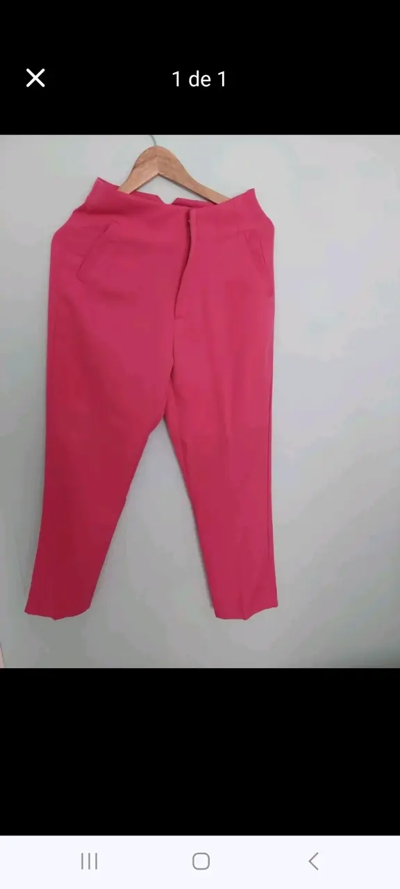 Pantalones rosados para mujer