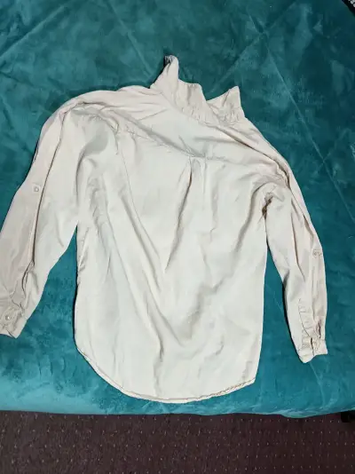 Camisa rosada pálida  de algodón casual Zara - miniatura 3