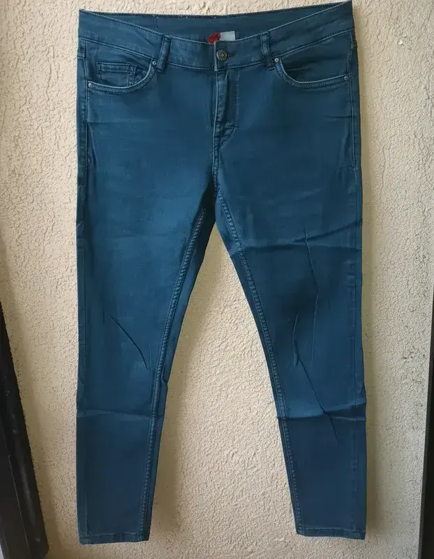 Pantalon Verde Oscuro, talla 40, H&M - 3