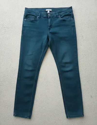 Pantalon Verde Oscuro, talla 40, H&M - miniatura 5
