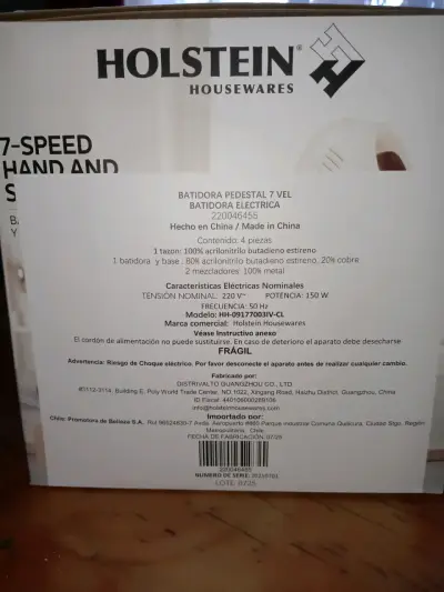 Batidora Holstein 7 velocidades - miniatura 3