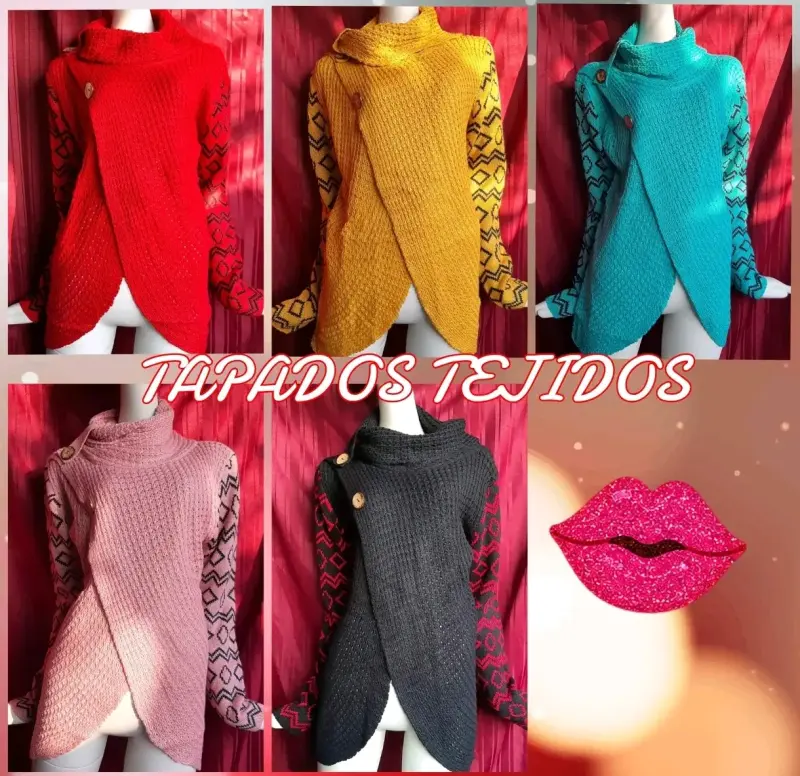 Tapados tejidos variados