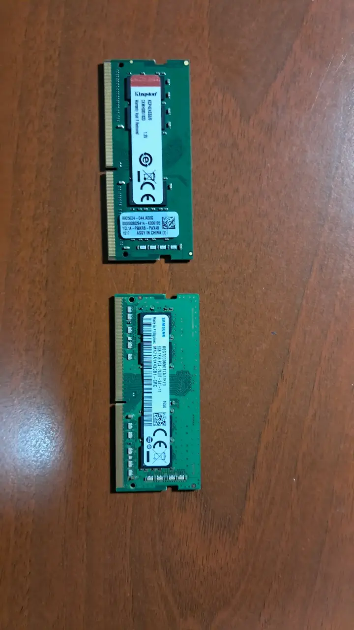 Memorias RAM para laptop (2x8)ddr4 - 2