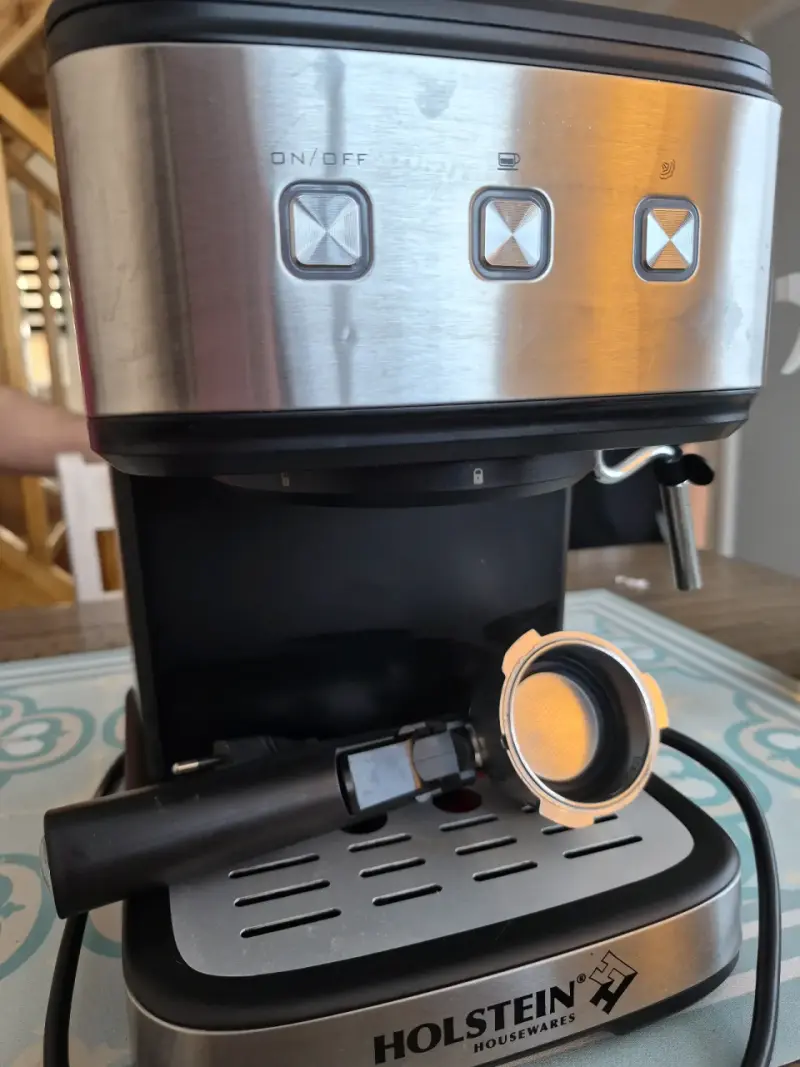 Cafetera Holstein plateada - 3