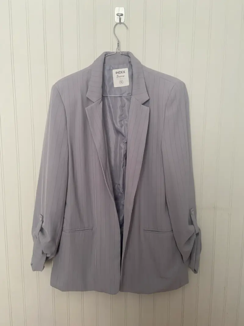 Blazer gris a rayas Index - 2
