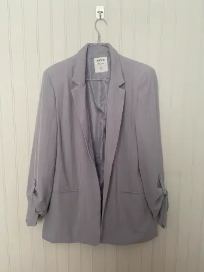 Blazer gris a rayas Index - miniatura 2