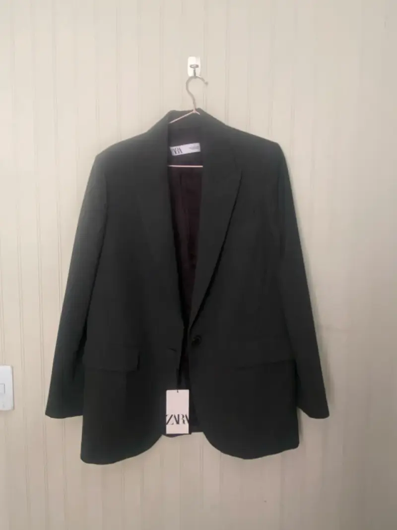 Blazer gris oscuro Zara - 2