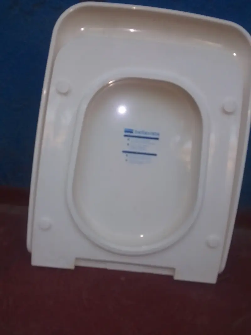 Tapa de inodoro blanca - 2