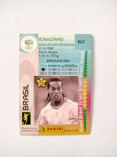 Tarjeta panini Ronaldinho Germany 2006 - miniatura 2