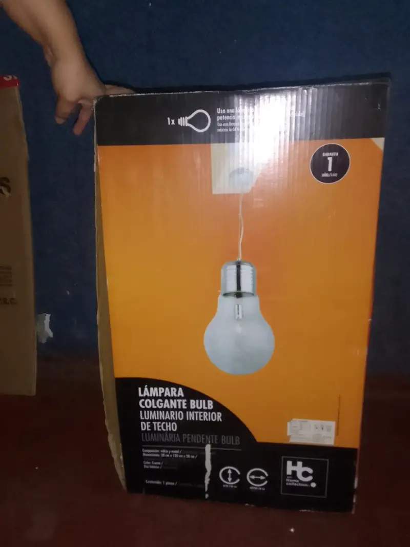 Lámpara colgante interior Bulb