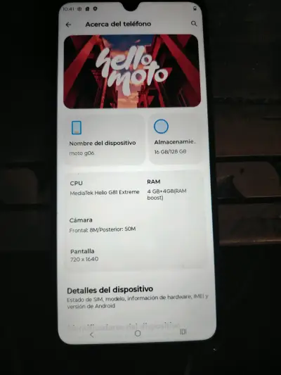 Teléfono Moto G06 128 GB - miniatura 1