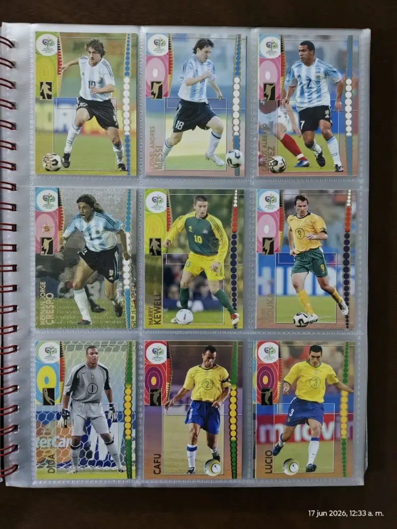 Tarjeta panini Ronaldinho Germany 2006 - 2