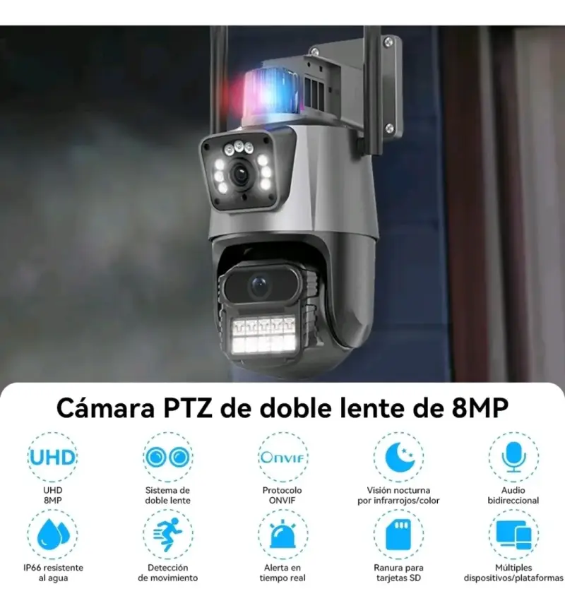 Cámara IP 360 de seguridad HD - 2