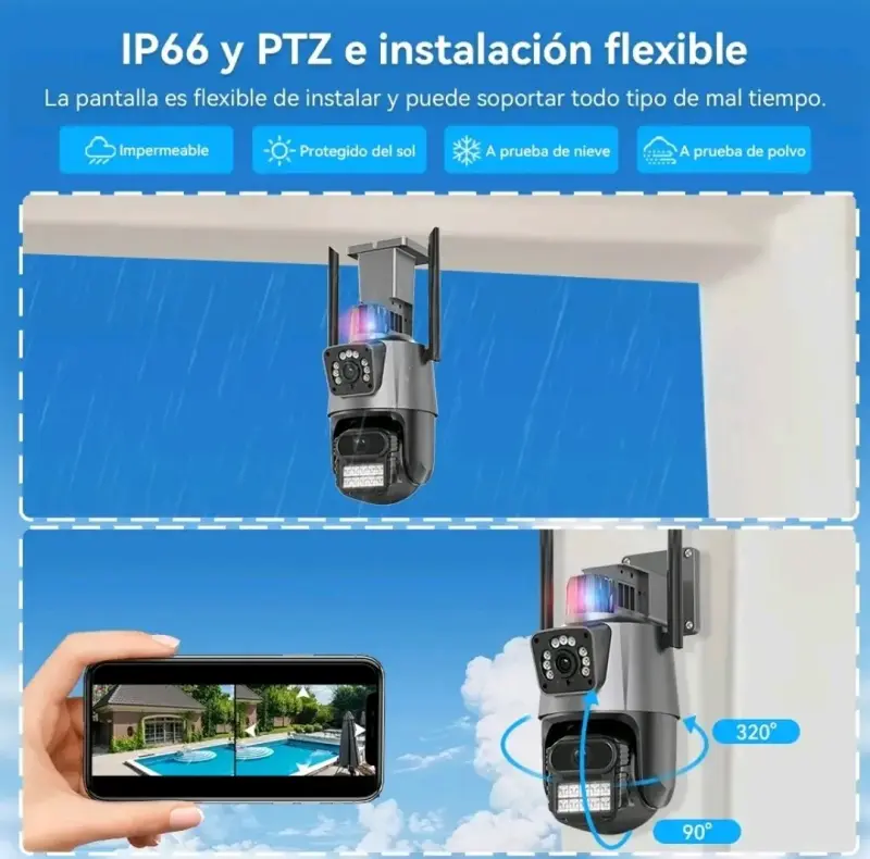 Cámara IP 360 de seguridad HD - 5
