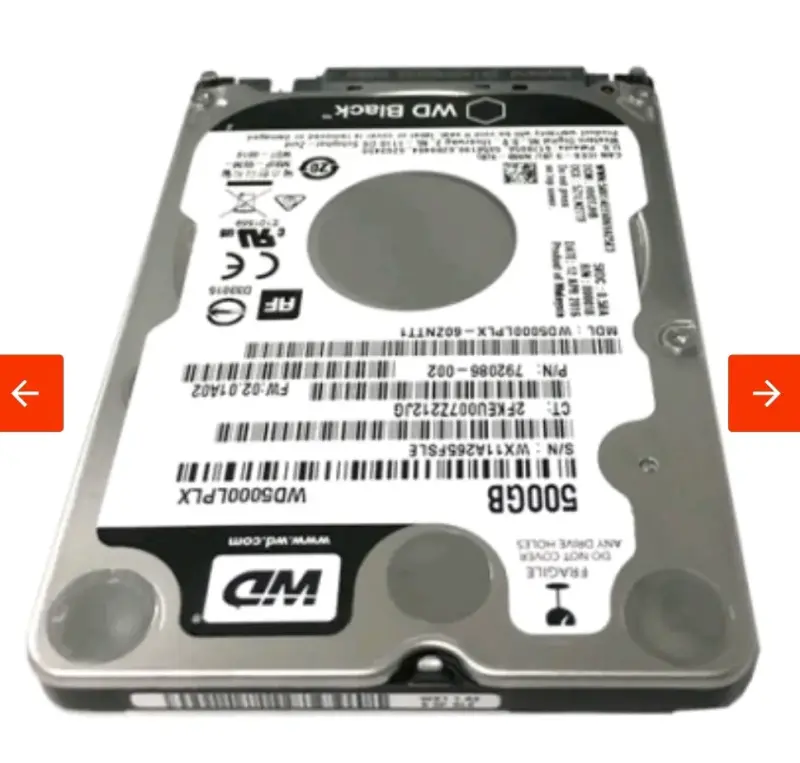 Disco Duro Interno WD 500GB - 3