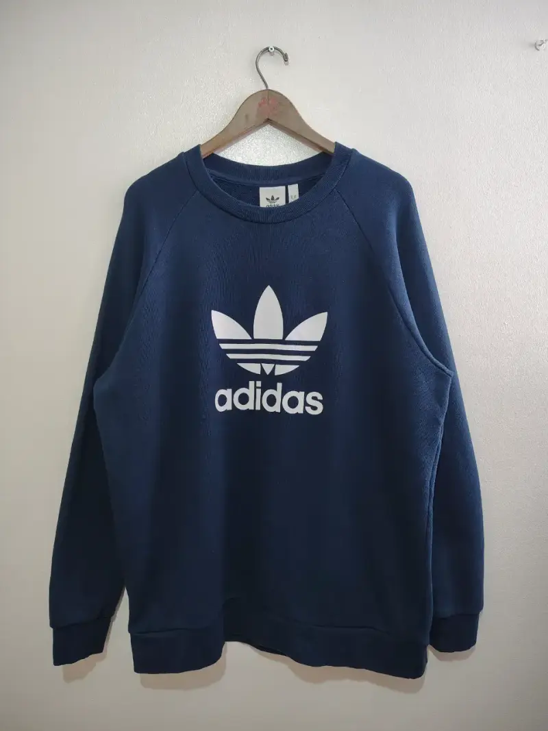 Polerón Adidas azul Talla XL - 1