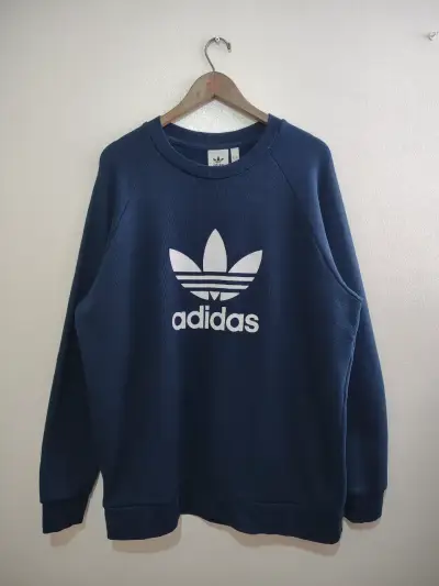 Polerón Adidas azul Talla XL - miniatura 1
