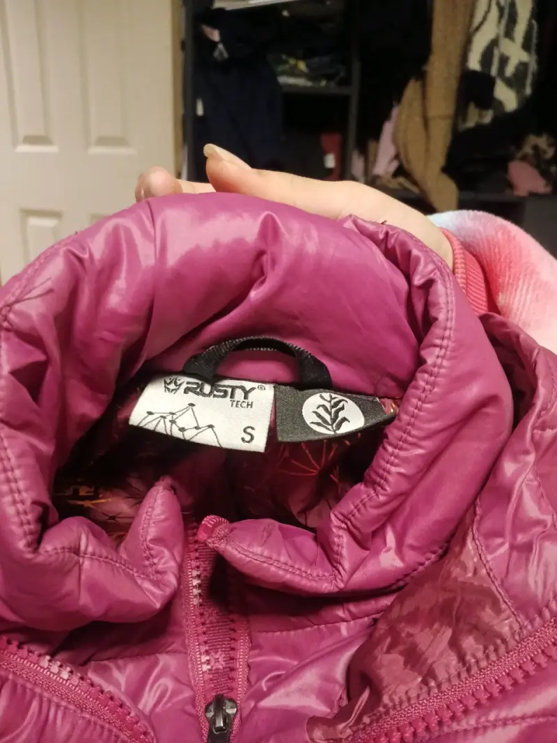 Chaqueta acolchada mujer fucsia Rusty - 2