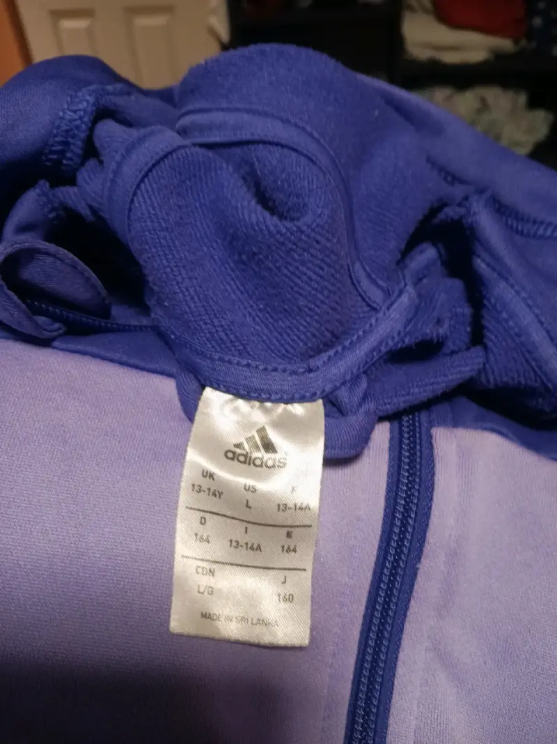 Polerón Adidas con capucha morado - 2