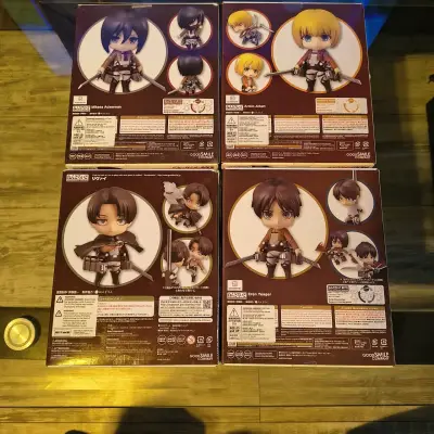 Set 4 Nendoroids Attack on Titan - miniatura 2