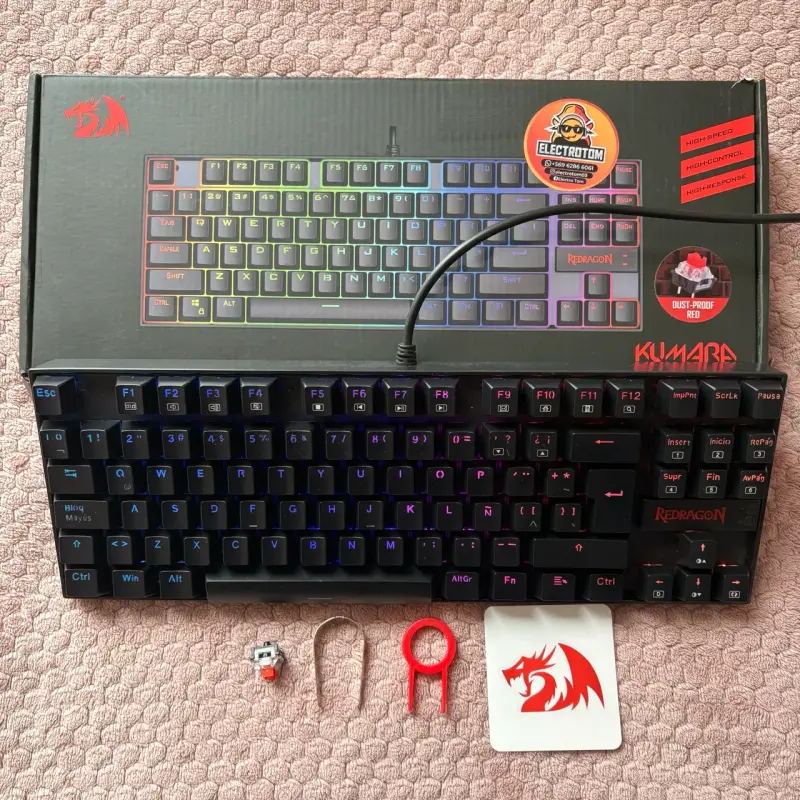 Teclado mecánico Redragon Kumara K552 RGB - 4