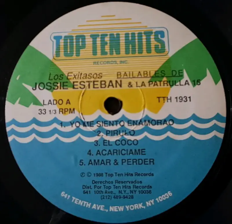VINILO JOSSIE ESTEBAN Y LA PATRULLA 15 - 4