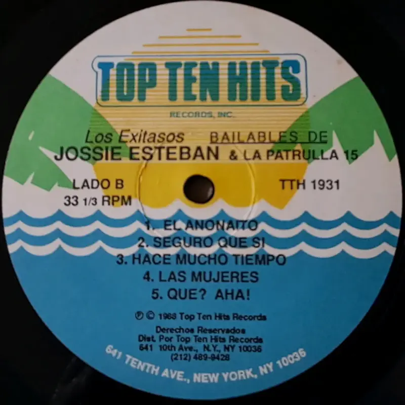 VINILO JOSSIE ESTEBAN Y LA PATRULLA 15 - 5
