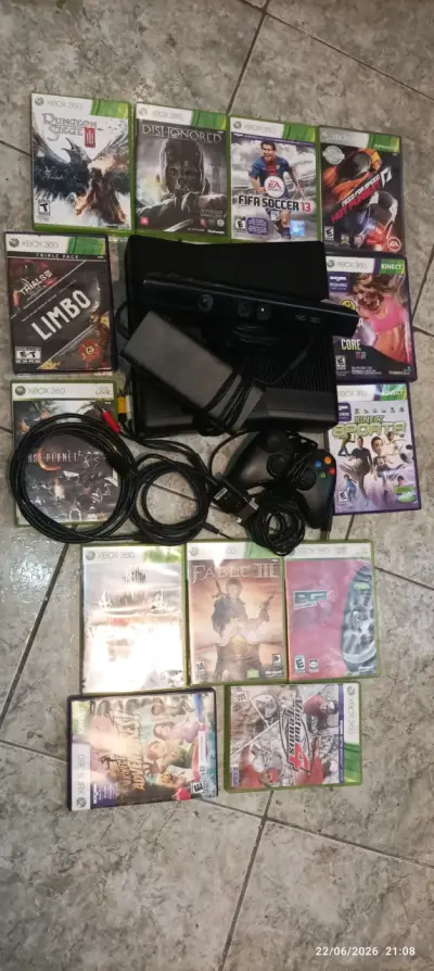 Consola Xbox 360 con juegos - miniatura 3