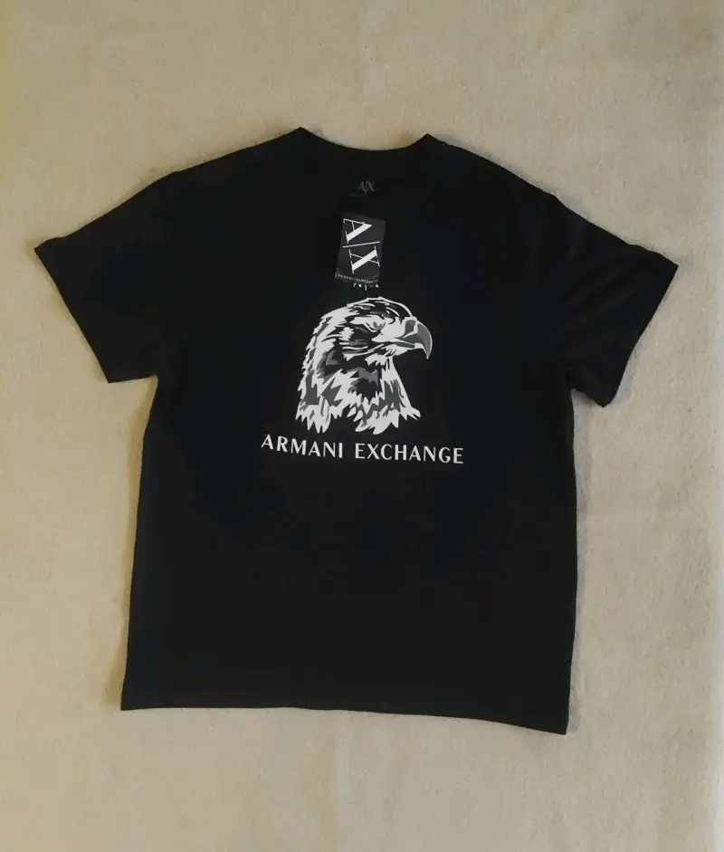 Polera negra Armani Exchange - 1